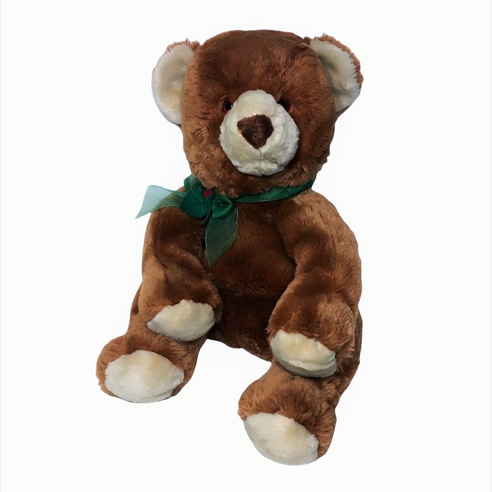 RARE Commonwealth Teddy Bear Holiday Plush 20in.